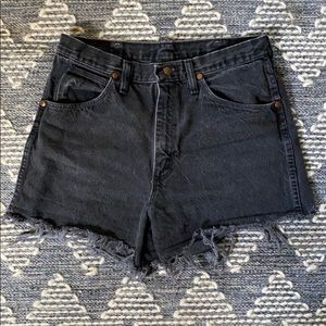 Vintage Wrangler Cut Off High Waisted Denim Shorts